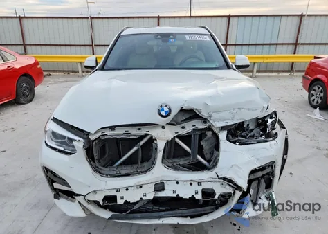 2021 BMW X3 Sdrive30I z USA, uszkodzony, nr VIN 5UXTY3C02M9F55988
